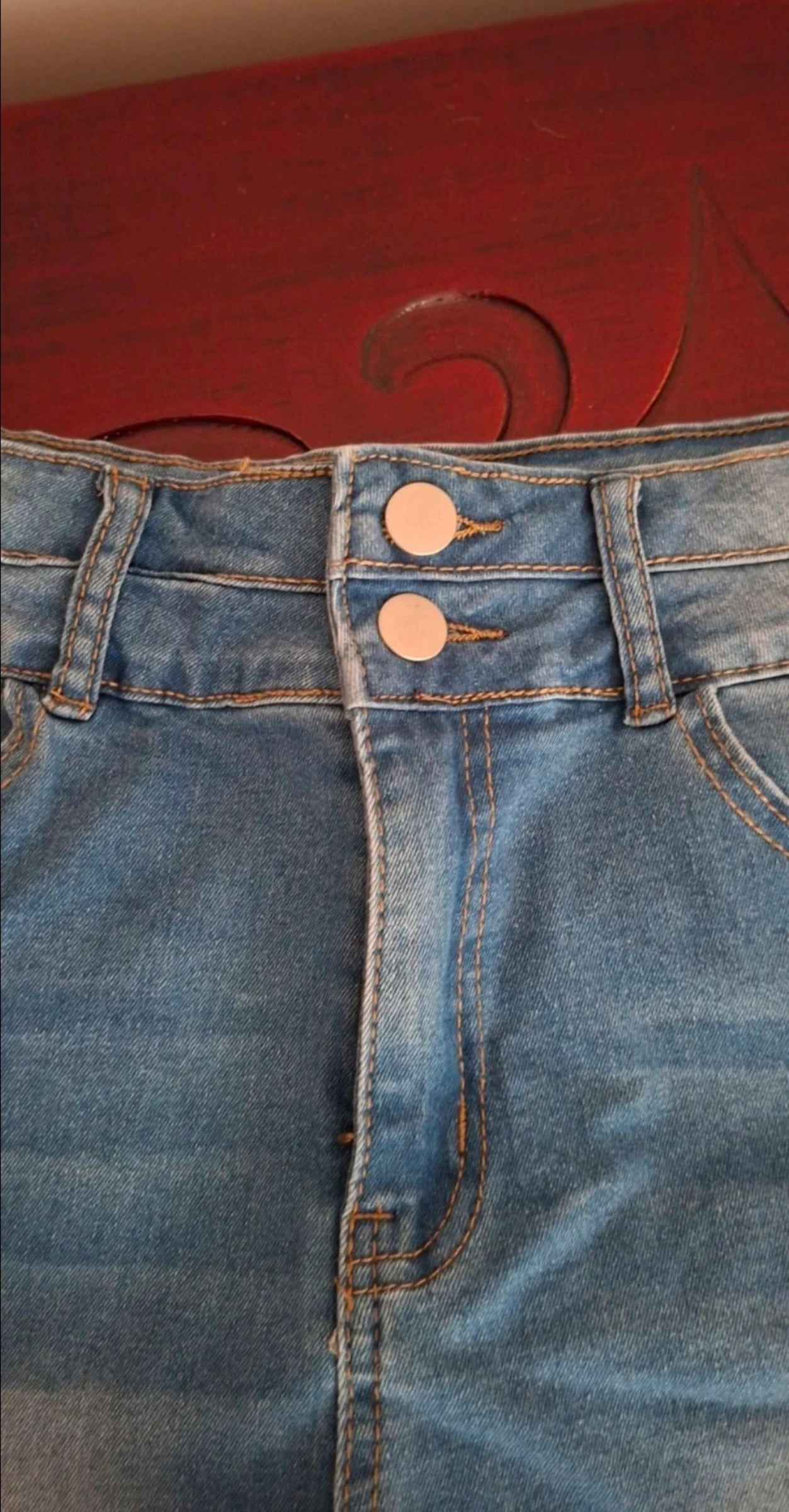 Damesjeanshort, maat M – photo 4